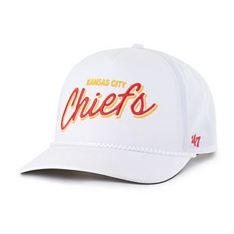 Men's '47 White Kansas City Chiefs Brrr Fairway Hitch Adjustable Hat