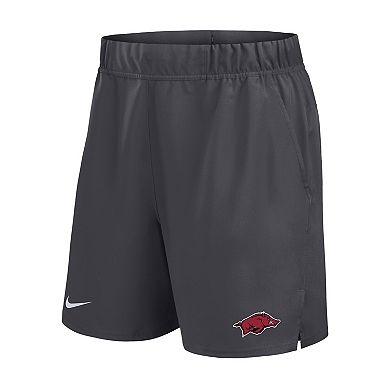 Men's Nike Anthracite Arkansas Razorbacks Performance Victory Shorts