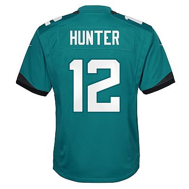 Youth Nike Travis Hunter Teal Jacksonville Jaguars Team Game Jersey