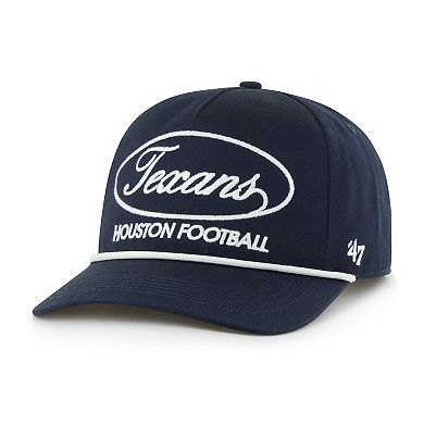 Men's '47 Navy Houston Texans Foundational Hitch Adjustable Hat