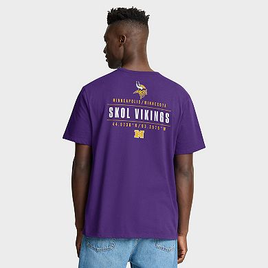 Men's Fanatics Purple Minnesota Vikings Passing Pocket Legacy T-Shirt