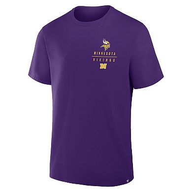 Men's Fanatics Purple Minnesota Vikings Passing Pocket Legacy T-Shirt