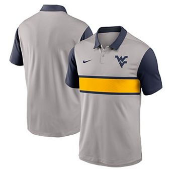 Men's Nike Gray/Navy West Virginia Mountaineers Vapor Performance Polo