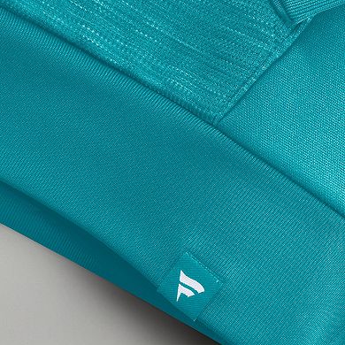 Men's Fanatics Aqua Miami Dolphins Checkdown Pass Full-Zip Hoodie