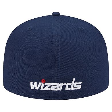 Men's New Era Navy Washington Wizards Deceptor 59FIFTY Fitted Hat