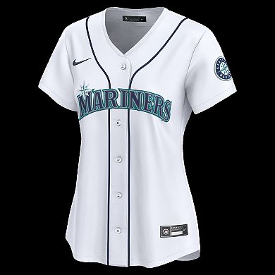 Women's Nike Julio Rodr _guez White Seattle Mariners Home Limited Jersey