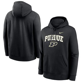 Men's Nike Black Purdue Boilermakers Club Pullover Hoodie