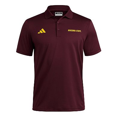 Men's adidas Maroon Arizona State Sun Devils Ultimate 365 Ottoman Polo Shirt