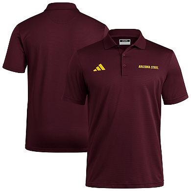Men's adidas Maroon Arizona State Sun Devils Ultimate 365 Ottoman Polo Shirt