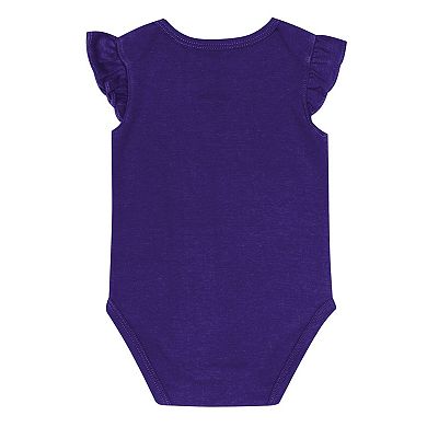 Girls Newborn & Infant Outerstuff Minnesota Vikings The Sunshine Two-Piece Bodysuit Set
