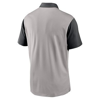 Men's Nike Gray/Black Georgia Bulldogs Vapor Performance Polo