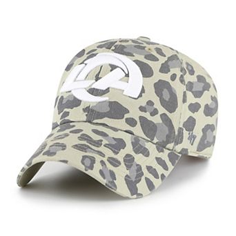 Women's '47 Gray Los Angeles Rams Bagheera Clean Up Adjustable Hat