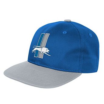 Youth Outerstuff Blue Detroit Lions True Retro Adjustable Hat
