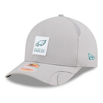 Men's New Era Gray Philadelphia Eagles 2025 Sideline M-Crown 9FORTY Adjustable Hat