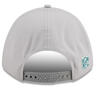 Men's New Era Gray Philadelphia Eagles 2025 Sideline M-Crown 9FORTY Adjustable Hat