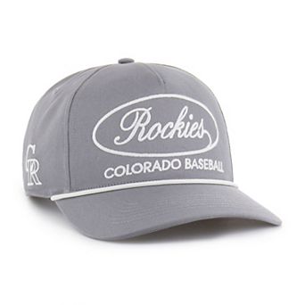 Men's '47 Gray Colorado Rockies Foundational Hitch Adjustable Hat