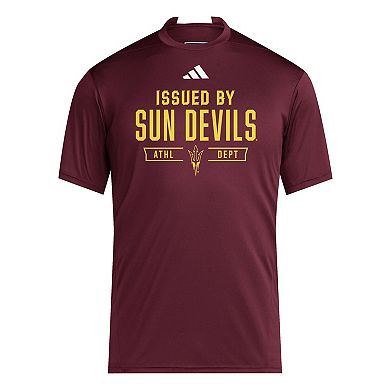 Men's adidas Maroon Arizona State Sun Devils 2025 Training Performance Team T-Shirt