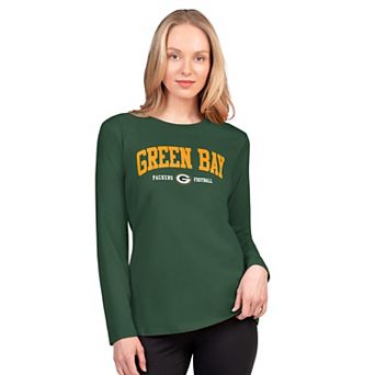 Women's G-III 4Her by Carl Banks Green Green Bay Packers Best Play Long Sleeve T-Shirt