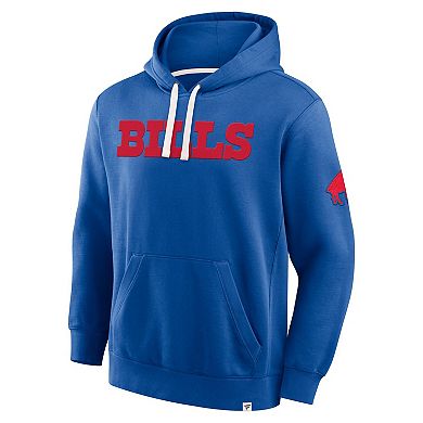 Men's Fanatics Royal Buffalo Bills New Horizons Heritage Pullover Hoodie