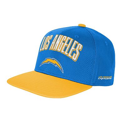 Youth Outerstuff Powder Blue Los Angeles Chargers Essentials Adjustable Hat