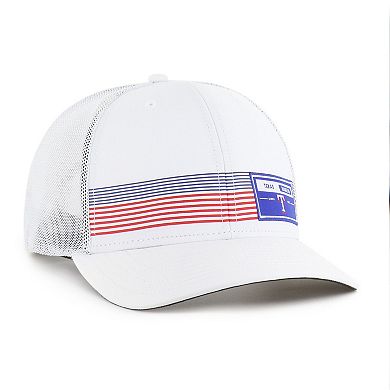 Men's '47 White Texas Rangers Rangefinder brrr Trucker Adjustable Hat