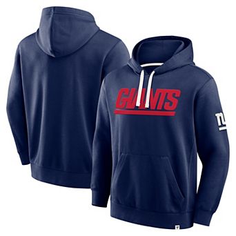 Men's Fanatics Navy New York Giants New Horizons Heritage Pullover Hoodie