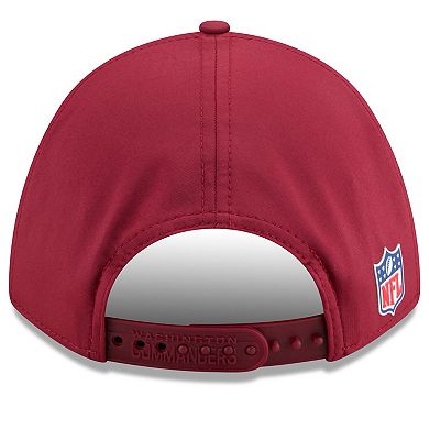 Youth New Era Burgundy Washington Commanders 2025 Sideline 9FORTY Adjustable Hat