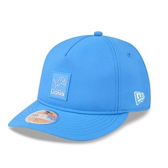 Men's New Era Blue Detroit Lions 2025 Sideline Retro Crown 59FIFTY Fitted Hat