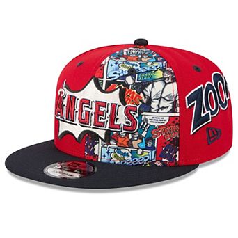 Youth New Era Red/Navy Los Angeles Angels 2025 MLB Diamond Hero Edition 9FIFTY Snapback Hat