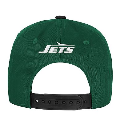 Youth Outerstuff Green New York Jets True Retro Adjustable Hat