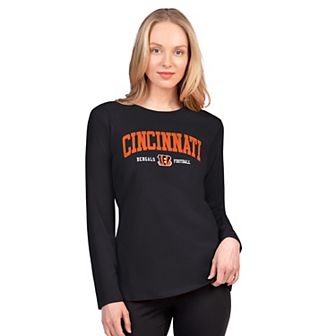 Women's G-III 4Her by Carl Banks Black Cincinnati Bengals Best Play Long Sleeve T-Shirt
