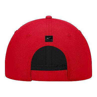 Men's Nike Red SMU Mustangs 2025 On-Field Club Performance Adjustable Hat