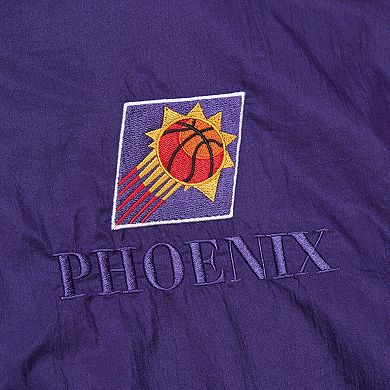 Unisex Mitchell & Ness Purple Phoenix Suns Hardwood Classics Team OG 3.0 Anorak Half-Zip Windbreaker Jacket