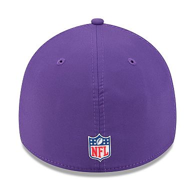 Men's New Era Purple Minnesota Vikings 2025 Sideline 39THIRTY Flex Hat