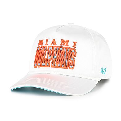 Women's '47 White Miami Dolphins Outspoken Hitch Adjustable Hat