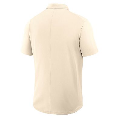 Men's Nike Tan Auburn Tigers Primary Logo Victory Polo