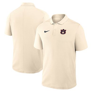 Men's Nike Tan Auburn Tigers Primary Logo Victory Polo