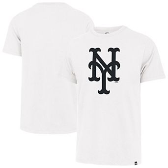Men's '47 White New York Mets Imprint Franklin T-Shirt