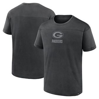 Men's Fanatics Black Green Bay Packers Mini Tonal T-Shirt