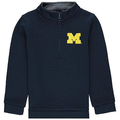 Toddler Garb Navy Michigan Wolverines Sterling Quarter-Zip Pullover