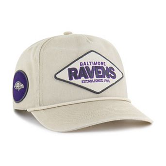 Men's '47 Khaki Baltimore Ravens Cairn Hitch Adjustable Hat