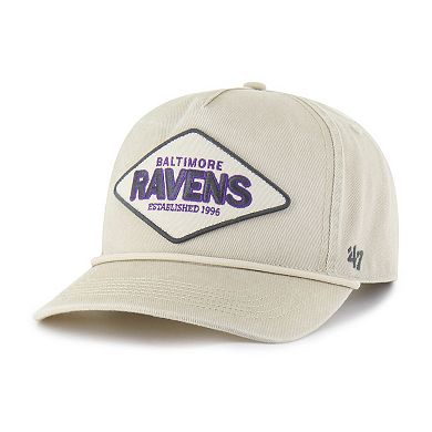 Men's '47 Khaki Baltimore Ravens Cairn Hitch Adjustable Hat