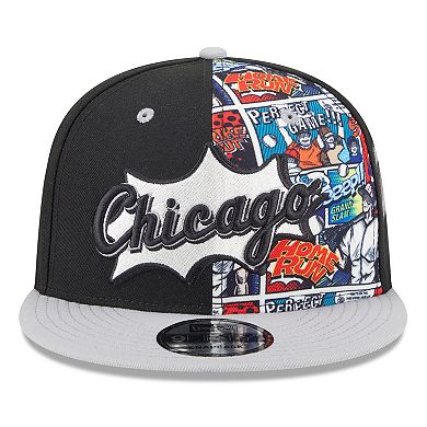 Youth New Era Black/Gray Chicago White Sox 2025 MLB Diamond Hero Edition 9FIFTY Snapback Hat