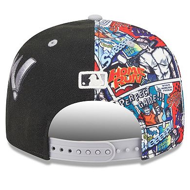 Youth New Era Black/Gray Chicago White Sox 2025 MLB Diamond Hero Edition 9FIFTY Snapback Hat