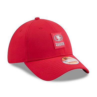 Men's New Era Scarlet San Francisco 49ers 2025 Sideline 39THIRTY Flex Hat