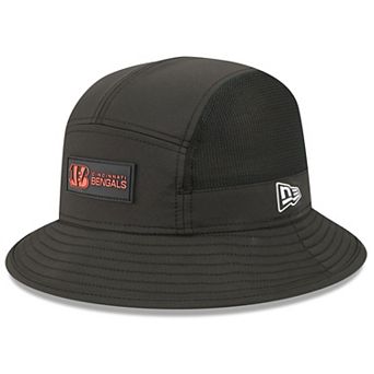 Men's New Era Black Cincinnati Bengals 2025 Sideline Bucket Hat