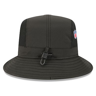 Men's New Era Black Cincinnati Bengals 2025 Sideline Bucket Hat