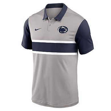 Men's Nike Gray/Navy Penn State Nittany Lions Vapor Performance Polo