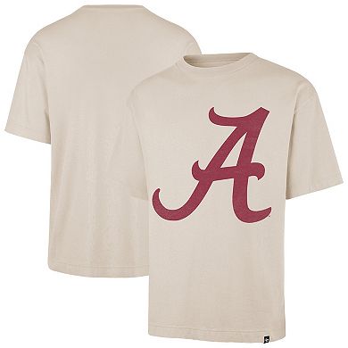 Men's '47 Cream Alabama Crimson Tide Ravine Foundation T-Shirt