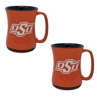 Oklahoma State Cowboys 16oz. Sculpted Barista Mug Two-Pack